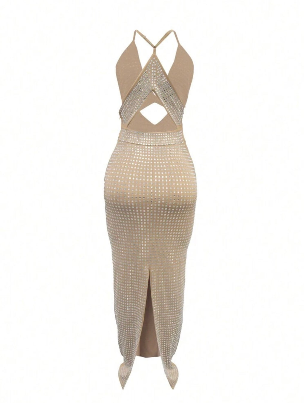 Celeste Crystal Midi Dress