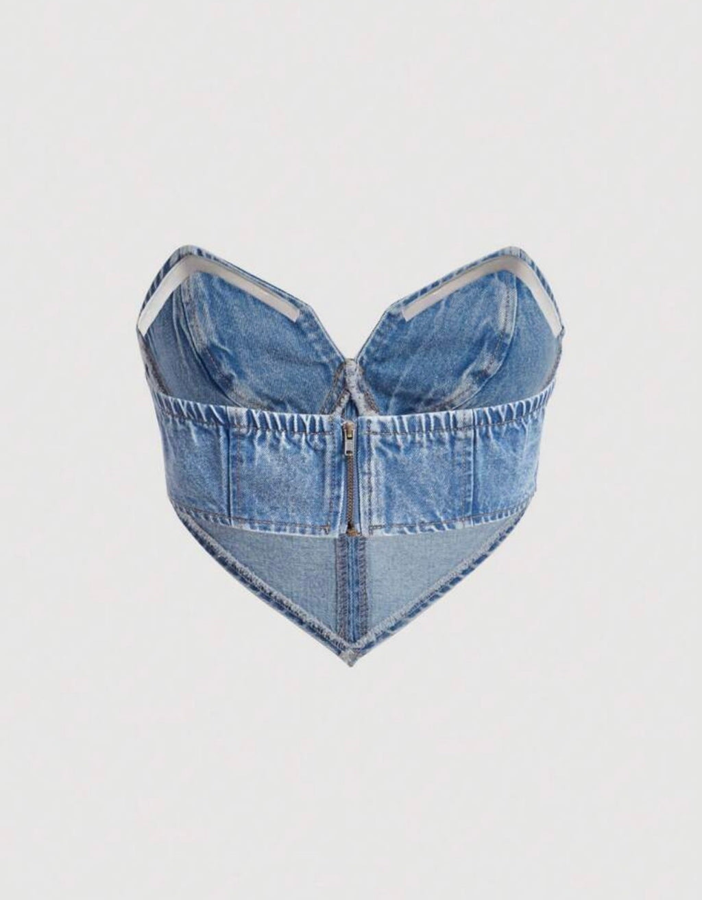 Denim Corset Top