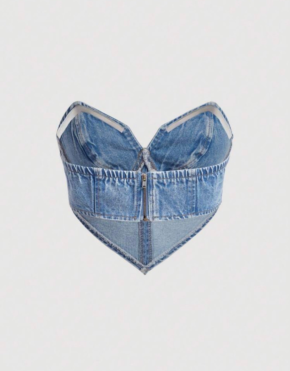 Denim Corset Top