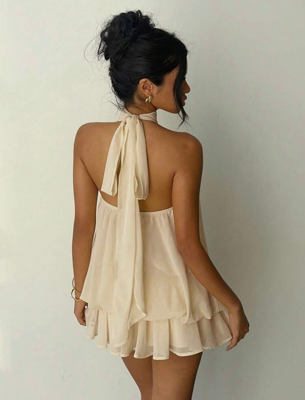Ivory Whisper Mini Dress