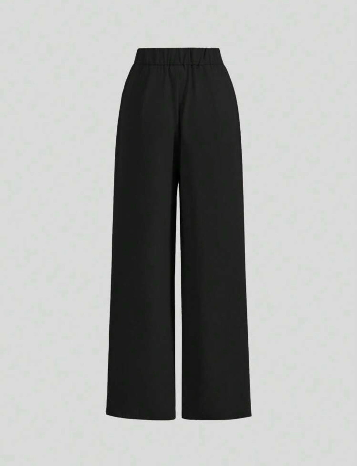 Sporty Contrast Wide-Leg Pants
