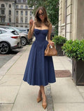 Navy Midi Dress